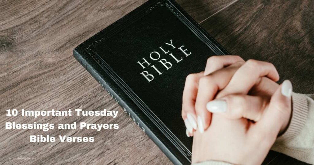 10 Important Tuesday Blessings and Prayers Bible Verses